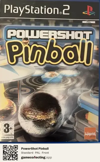 PowerShot Pinball PlayStation 2, PAL box front