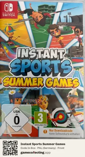 Instant Sports Summer Games Nintendo Switch, Germany box front