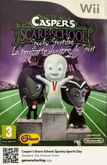 Casper's Scare School: Spooky Sports Day Nintendo Wii, France box front
