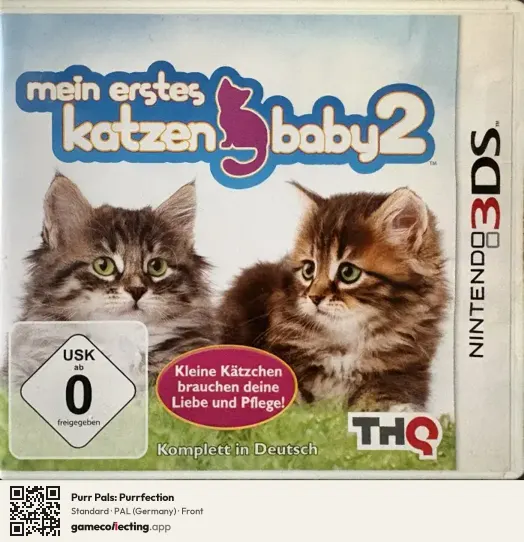 Purr Pals: Purrfection Nintendo 3DS, Germany box front
