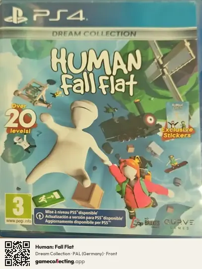 Human: Fall Flat PlayStation 4, Germany box front
