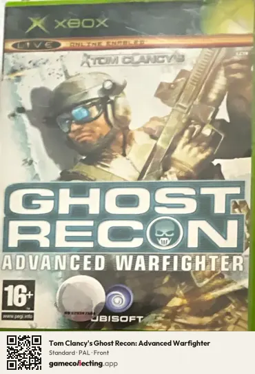 Tom Clancy's Ghost Recon: Advanced Warfighter Xbox, PAL box front