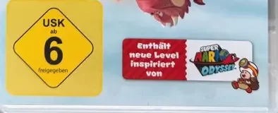 Captain Toad: Treasure Tracker, the USK square on its front