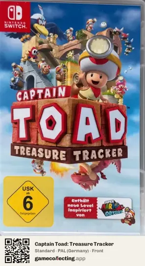 Captain Toad: Treasure Tracker Nintendo Switch, Germany box front