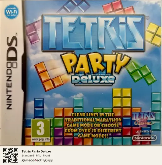 Tetris Party Deluxe Nintendo DS, PAL box front