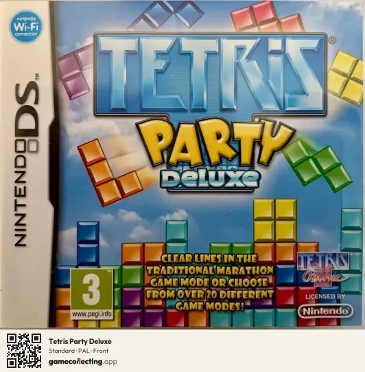 Tetris Party Deluxe Nintendo DS, PAL box front