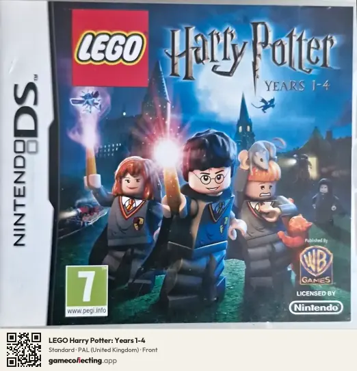 LEGO Harry Potter: Years 1-4 Nintendo DS, United Kingdom box front