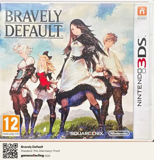 Bravely Default Nintendo 3DS, Germany box front