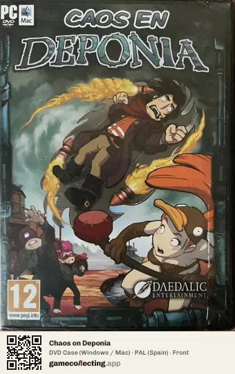 Chaos on Deponia Computer, Spain box front