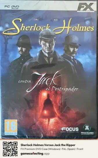 Sherlock Holmes Versus Jack the Ripper Computer, Spain box front