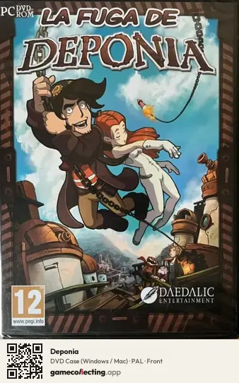 Deponia Computer, PAL box front
