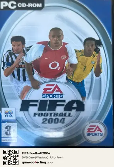 FIFA Football 2004 Computer, PAL box front