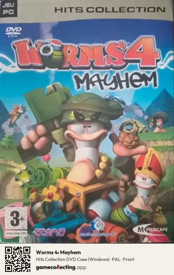 Worms 4: Mayhem Computer, PAL box front