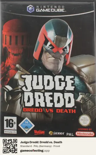 Judge Dredd: Dredd vs. Death Nintendo GameCube, Germany box front
