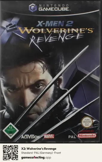 X2: Wolverine's Revenge Nintendo GameCube, Germany box front