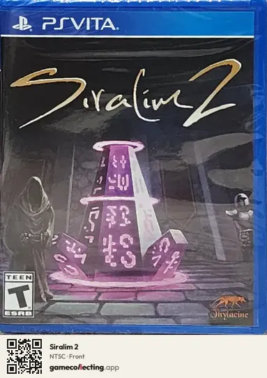 Siralim 2 PlayStation Vita, NTSC box front