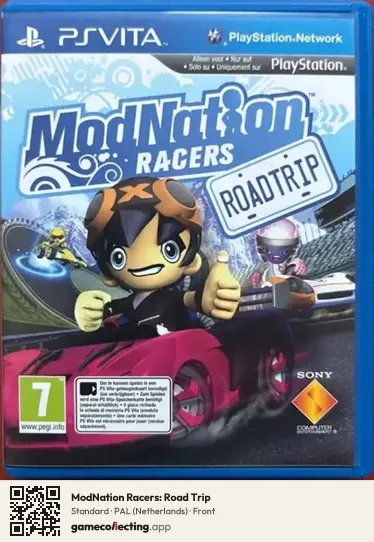 ModNation Racers: Road Trip PlayStation Vita, Netherlands box front