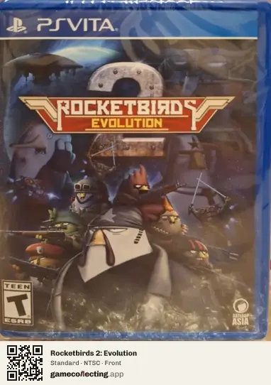 Rocketbirds 2: Evolution PlayStation Vita, NTSC box front