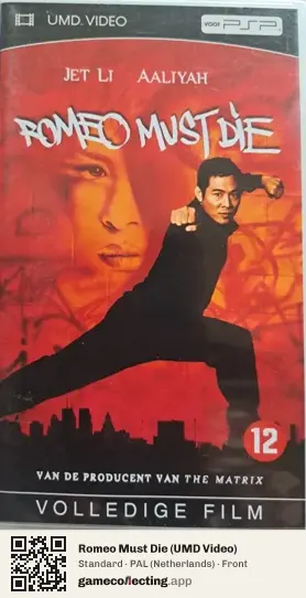 Romeo Must Die (UMD Video) PlayStation Portable, Netherlands box front