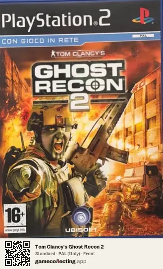 Tom Clancy's Ghost Recon 2 PlayStation 2, Italy box front