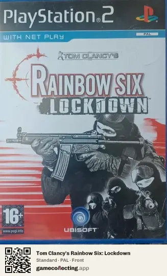 Tom Clancy's Rainbow Six: Lockdown PlayStation 2, PAL box front