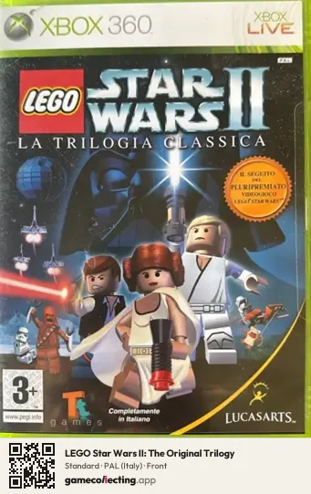LEGO Star Wars II: The Original Trilogy Xbox 360, Italy box front