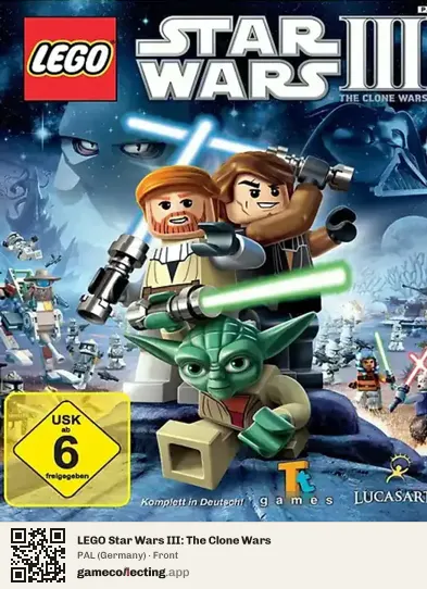 LEGO Star Wars III: The Clone Wars Xbox 360, Germany box front