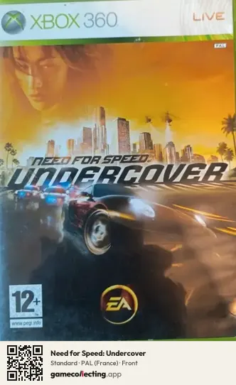 Need for Speed: Undercover Xbox 360, France box front