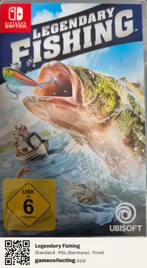 Legendary Fishing Nintendo Switch, Germany box front