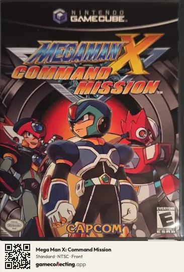 Mega Man X: Command Mission Nintendo GameCube, NTSC box front