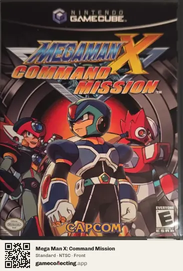 Mega Man X: Command Mission Nintendo GameCube, NTSC box front