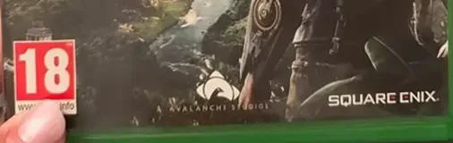 Just Cause 4, the USK square on its front