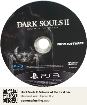Dark Souls II: Scholar of the First Sin PlayStation 3, Asia disc