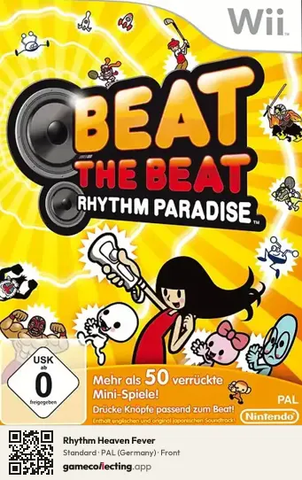 Rhythm Heaven Fever Nintendo Wii, Germany box front