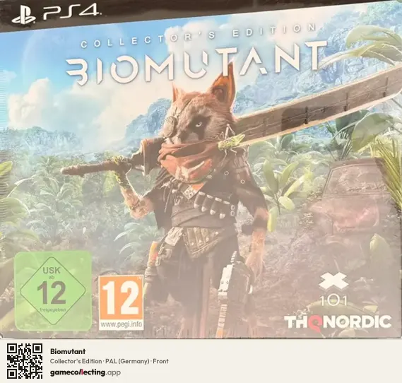 Biomutant PlayStation 4, Germany box front
