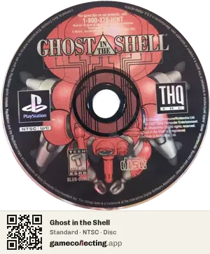 Ghost in the Shell PlayStation, NTSC disc