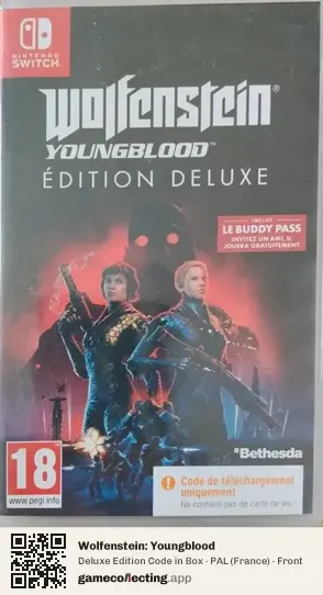Wolfenstein: Youngblood Nintendo Switch, France box front