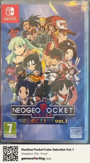 NeoGeo Pocket Color Selection Vol. 1 Nintendo Switch, PAL box front
