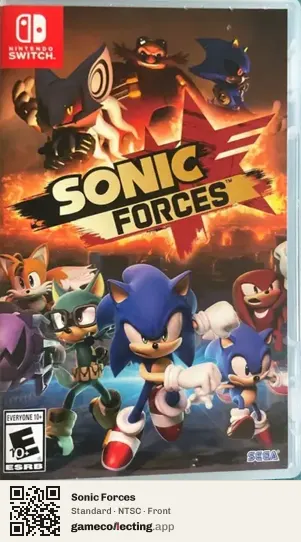 Sonic Forces Nintendo Switch, NTSC box front