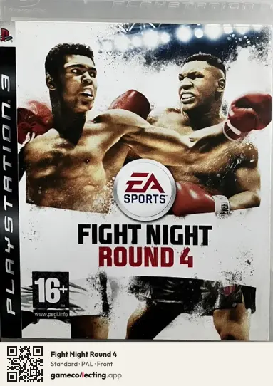 Fight Night Round 4 PlayStation 3, PAL box front