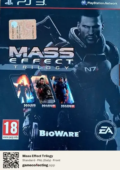 Mass Effect Trilogy PlayStation 3, Italy box front
