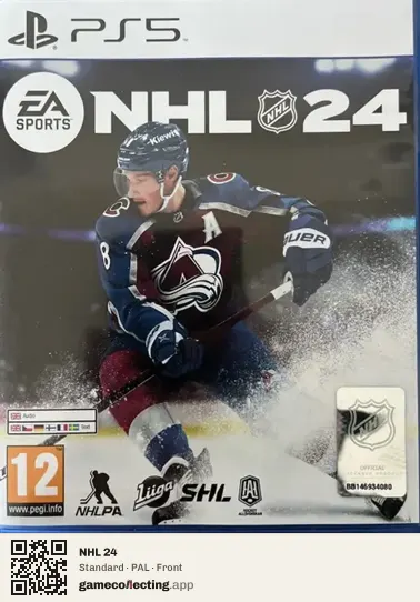 NHL 24 PlayStation 5, PAL box front