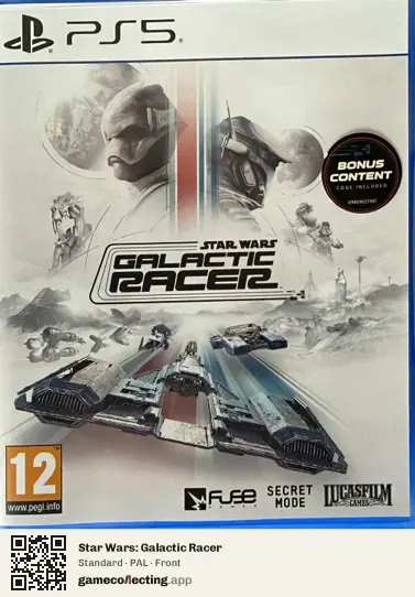 Star Wars: Galactic Racer PlayStation 5, PAL box front