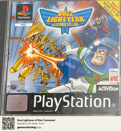 Buzz Lightyear of Star Command PlayStation, Italy box front