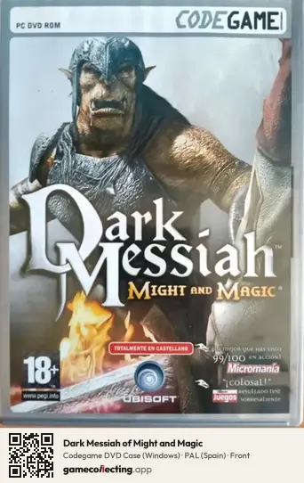 Dark Messiah of Might and Magic Computer, Spain box front