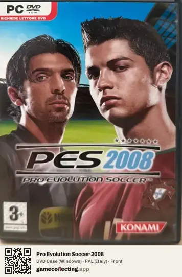 Pro Evolution Soccer 2008 Computer, Italy box front