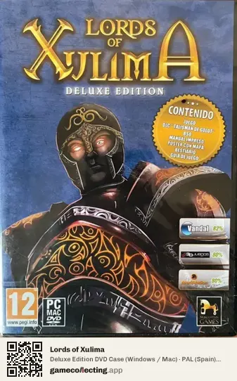Lords of Xulima Computer, Spain box front