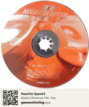 Need for Speed II Computer, PAL disc