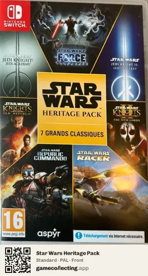 Star Wars Heritage Pack Nintendo Switch, PAL box front
