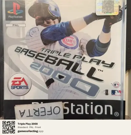 Triple Play 2000 PlayStation, PAL box front